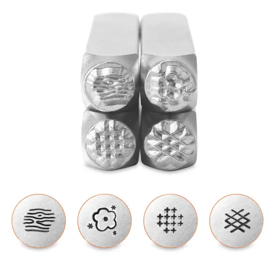 ImpressArt Design Stamp - Texture Pack Series 2, Set of 4 {2}