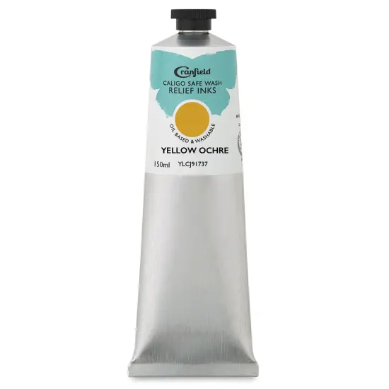 Cranfield Caligo Safe Wash Relief Ink - Yellow Ochre, 150 ml {1}