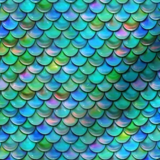 Various Fabrics by the Yard or Fat Quarter Mermaid Scales Fish Ocean Mermaids Aquatic Custom Printed Fabric by Spoonflower {7}