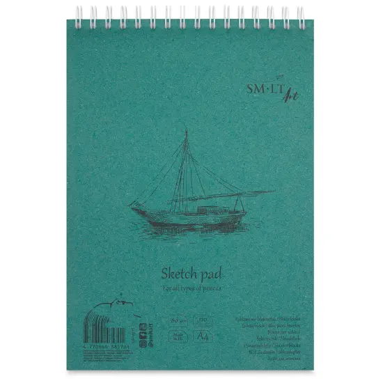 SMLT Art Wirebound Sketch Pad - 8-1/4" x 11-3/4", 70 Sheets {1}