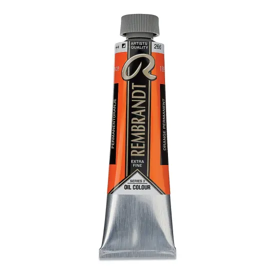 Rembrandt Artists' Oil Color - Permanent Orange, 40 ml tube {2}