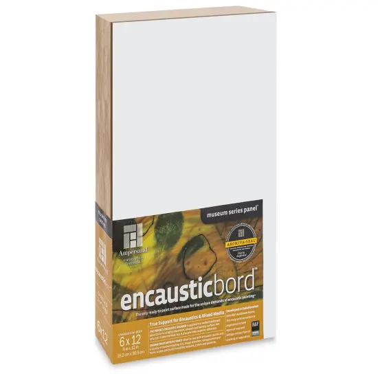 Ampersand Encausticbord - 6" x 12" x 2-1/8", Cradled {1}
