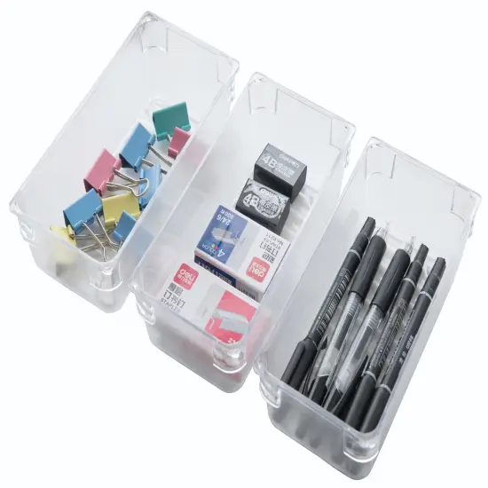 Clear Plastic Drawer Organizers {3}