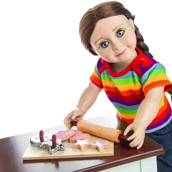 The Queen's Treasures 18 In Doll 8 Piece Baking Tools And Cookies Set {7}