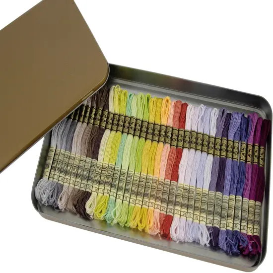 DMC Embroidery Floss Tin 8.7yd 35/Pkg-New Colors {4}