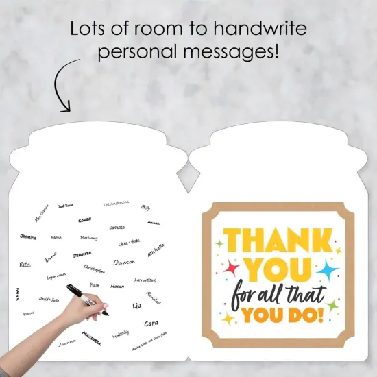 Big Dot of Happiness Happy Boss's Day - Best Boss Ever Giant Greeting Card - Big Shaped Jumborific Card {4}