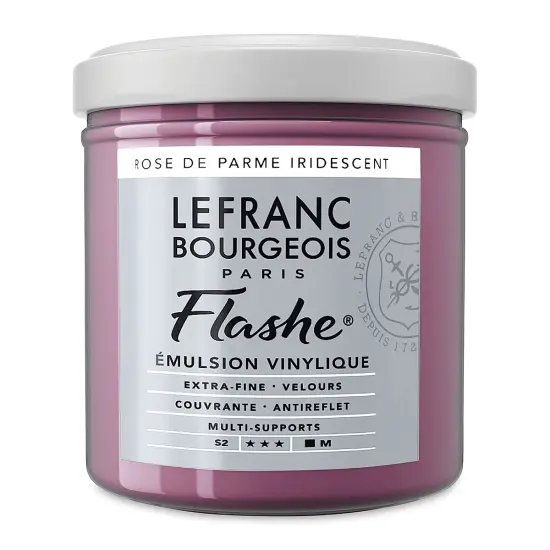 Lefranc & Bourgeois Flashe Vinyl Paint - Iridescent Parma Pink, 125 ml jar {1}