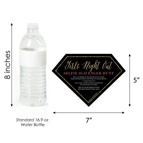 Big Dot of Happiness Selfie Scavenger Hunt - Girls Night Out - Party Game - Set of 12 {4}