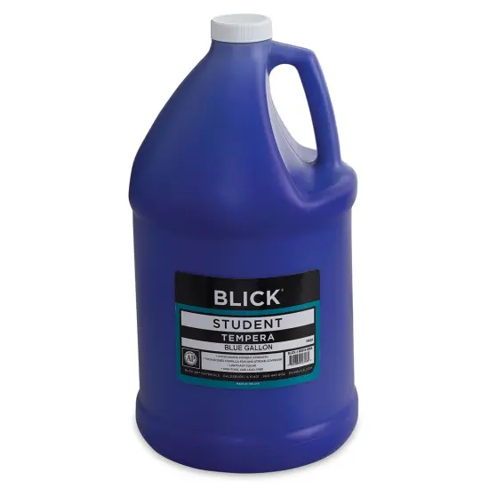 Blick Student Tempera Paint - Blue, 128 oz bottle {1}