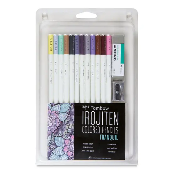 Irojiten Color Pencil Set - Tranquil Colors, Set of 12 {1}