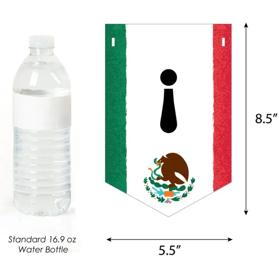 Big Dot of Happiness Viva Mexico - Mexican Independence Day Party Bunting Banner - Party Decorations - Viva Mexico {4}