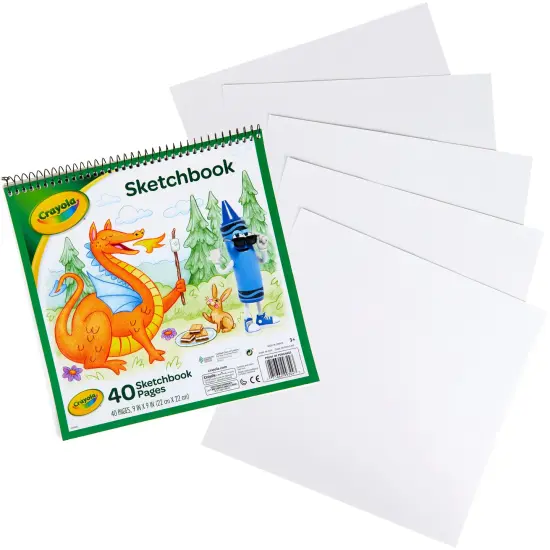 Crayola Sketchbook 9"X9"-40 Sheets {2}