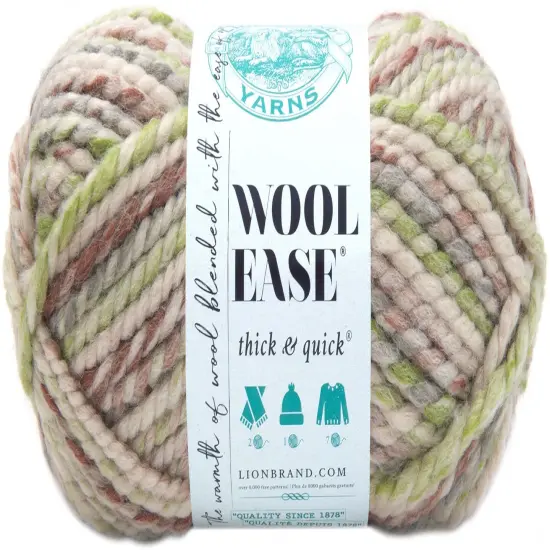 (3 Pack) Lion Brand Wool-Ease Thick & Quick Yarn - Fern {2}