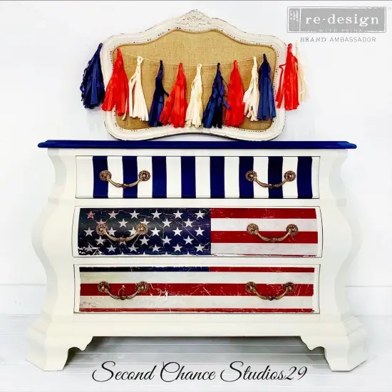 Redesign D&eacute;cor Transfers America 23"x30" 655350641733 {3}