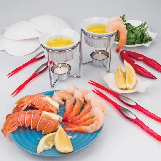 Fox Run Butter and Sauce Warming Cups Prepare and Serve Ceramic Dish Set of 2 {5}