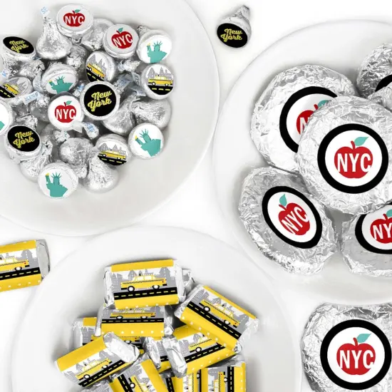 Big Dot of Happiness NYC Cityscape - New York City Party Candy Favor Sticker Kit - 304 Pieces {1}
