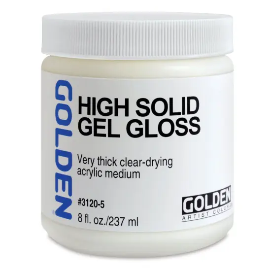 Golden Medium, Gloss- High Solid Gel,8 oz jar {2}