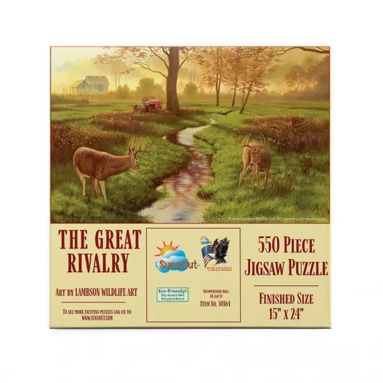 Sunsout the Great Rivalry 550 pc Jigsaw Puzzle 50164 {4}