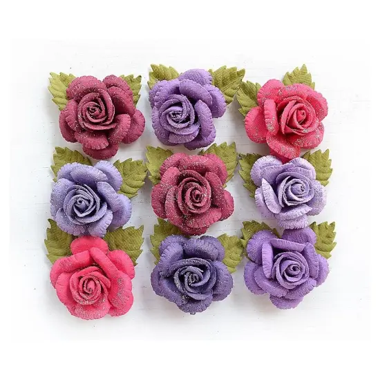 Pack of 3 - Little Birdie Karin Paper Flowers 8/Pkg-Birds And Berries {2}