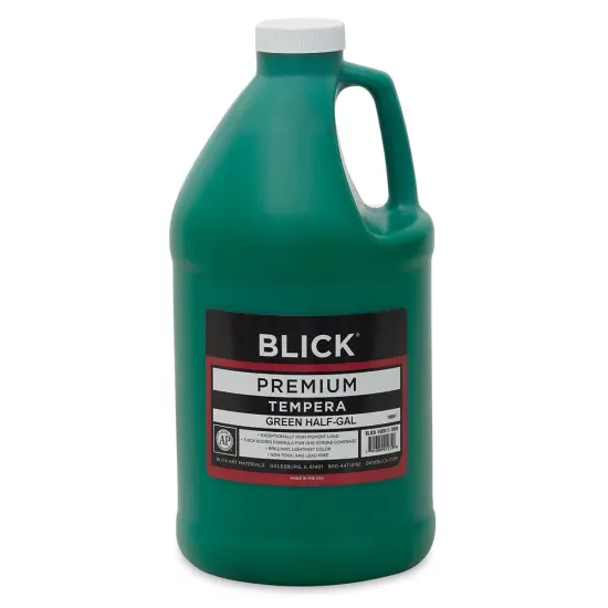 Blick Premium Grade Tempera - Green, Half Gallon {1}