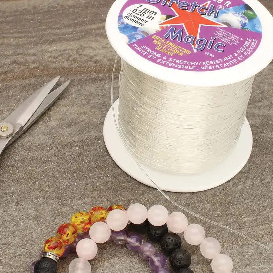 Stretch Magic Bead & Jewelry Cord .7mmX100m-Clear {4}