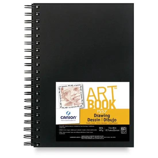 Canson Field Drawing Book - 10" x 7", Wirebound, 60 Sheets {2}