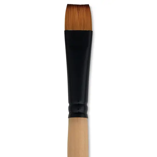 Dynasty Black Gold Brush - Chisel Blender, Short Handle, Size 16 {1}