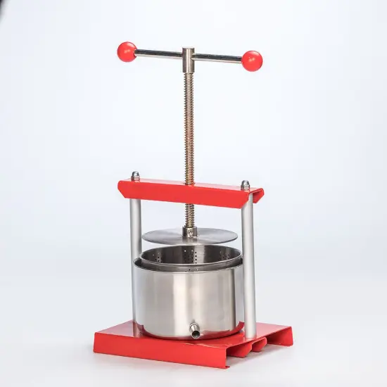 Stainless Steel Compact Kitchen Press for Juice Wine or Cheese 17 in {3}