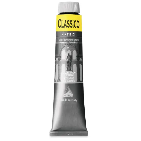 Maimeri Classico Oil Color - Permanent Yellow Light, 200 ml tube {1}