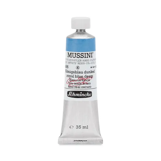 Schmincke Mussini Oil Color - Royal Blue Deep, 35 ml tube {1}