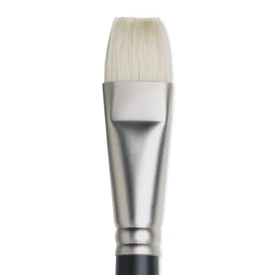 Winsor & Newton Artists' Oil Brush - Bright, Long Handle, Size 12 {1}