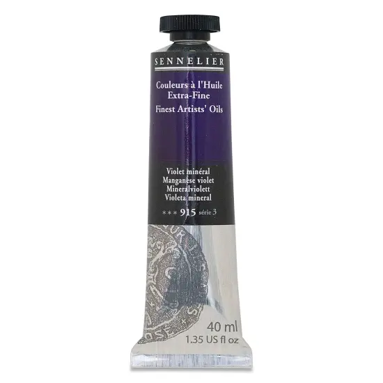 Sennelier Artists' Extra Fine Oil Paint - Manganese Violet, 40 ml tube {2}