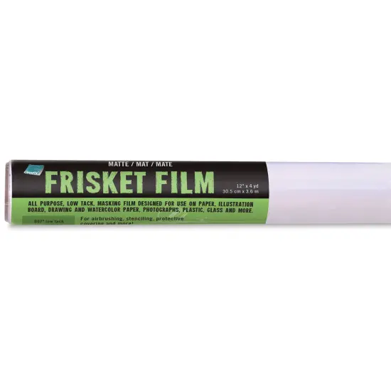 Grafix All-Purpose Frisket Film - Roll, 12" x 4 yds, Matte, Low Tack {1}