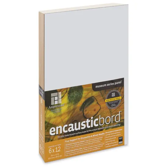 Ampersand Encausticbord - 6" x 12" x 1-1/2", Cradled {1}