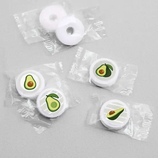 Big Dot of Happiness Hello Avocado - Fiesta Party Round Candy Sticker Favors - Labels Fits Chocolate Candy (1 sheet of 108) {4}
