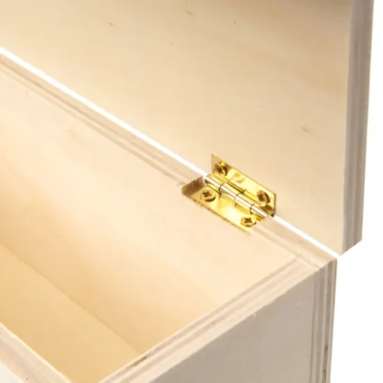 CousinDIY Unfinished Wood Foldover Storage Box-8.25"x3.5"x3.5" {3}