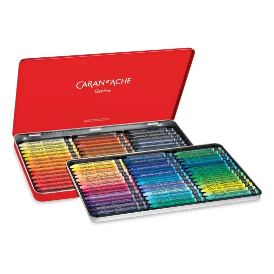 Caran d'Ache Neocolor II Aquarelle Artists' Pastel Set - Assorted Colors, Set of 84 {2}