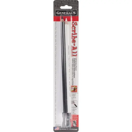 Multipack of 6 - Scribe-All Pencils 2/Pkg-Black & White {2}
