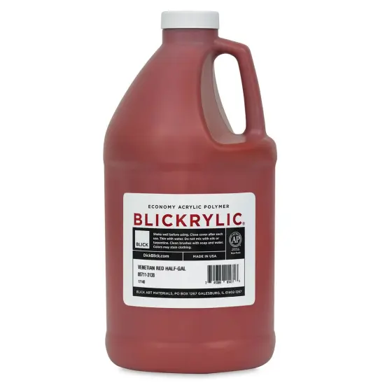 Blickrylic Student Acrylics - Venetian Red, Half Gallon {1}