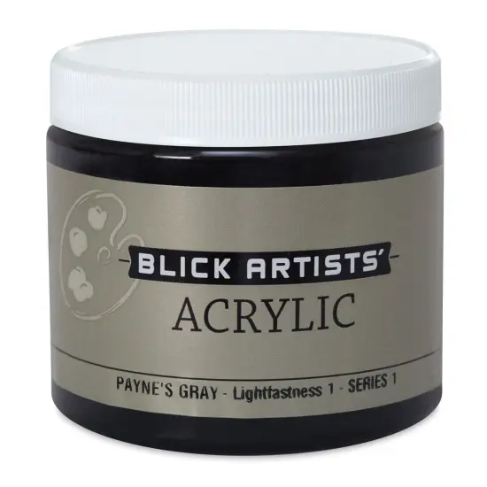 Blick Artists' Acrylic - Payne's Gray, 16 oz jar {1}