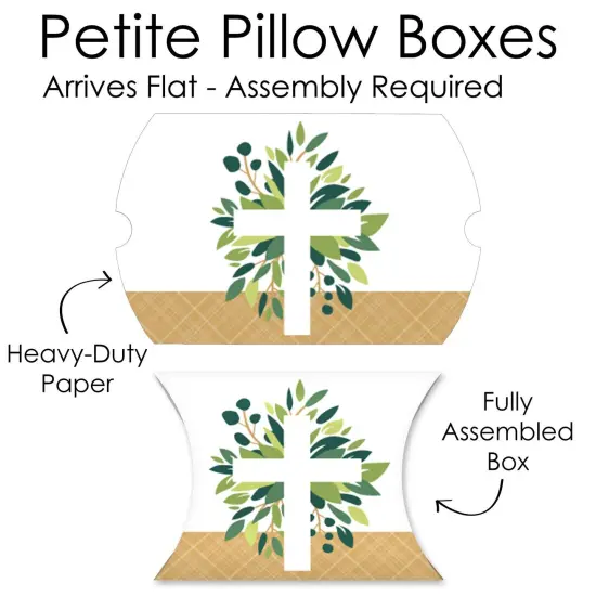 Big Dot of Happiness Elegant Cross - Favor Gift Boxes - Religious Party Petite Pillow Boxes - Set of 20 {7}