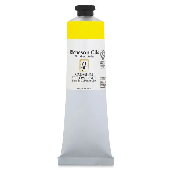 Shiva Signature Artist Oil Color - Cadmium Yellow Light, 5 oz Tube {1}
