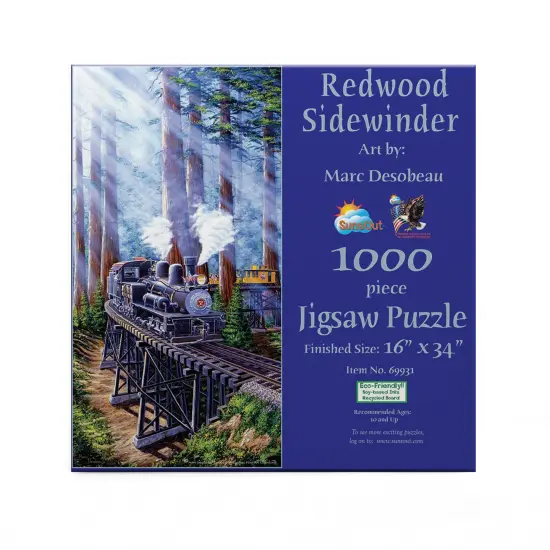 Sunsout Redwood Sidewinder 1000 pc Jigsaw Puzzle 69931 {4}
