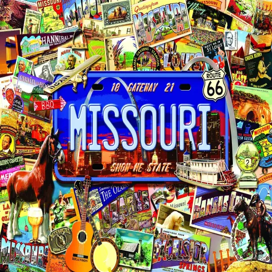 Sunsout Missouri: The "Show Me" State 1000 pc Jigsaw Puzzle 70038 {1}