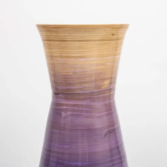 Uniquewise Classic Bamboo Floor Vase Handmade, For Dining, Living Room, Entryway, Fill Up With Dried Branches Or Flowers {11}