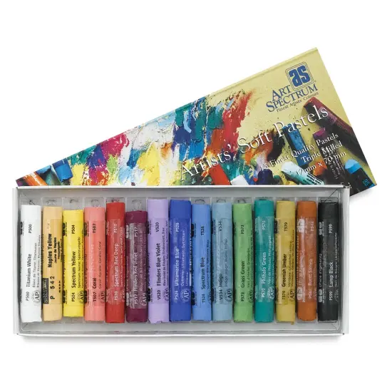 Art Spectrum Artists' Soft Pastel Set - Assorted Colors, Set of 15 {1}