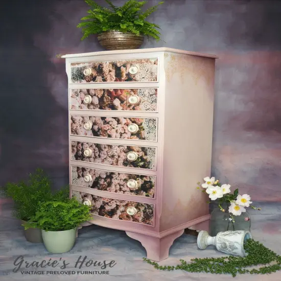 Redesign Decor Clear-Cling Stamps-Vintage Wallpaper 12"x12" {5}