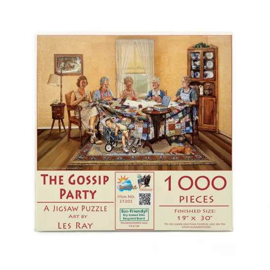 Sunsout The Gossip Party 1000 pc Jigsaw Puzzle 25202 {4}