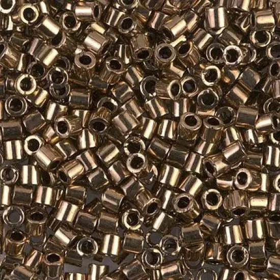 Miyuki Delica Bead 8/0, DBL0022, Metallic Dark Bronze {1}
