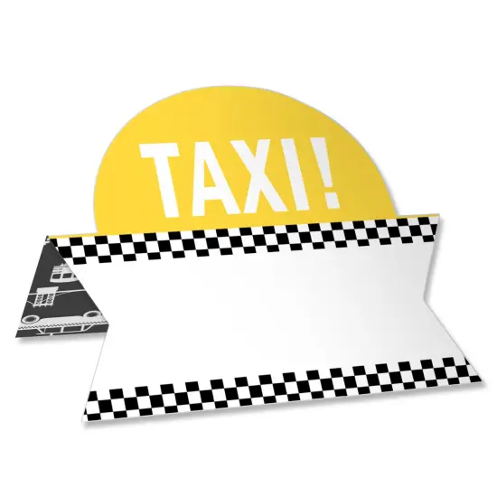 Big Dot of Happiness NYC Cityscape - New York City Party Tent Buffet Card - Table Setting Name Place Cards - Set of 24 {1}